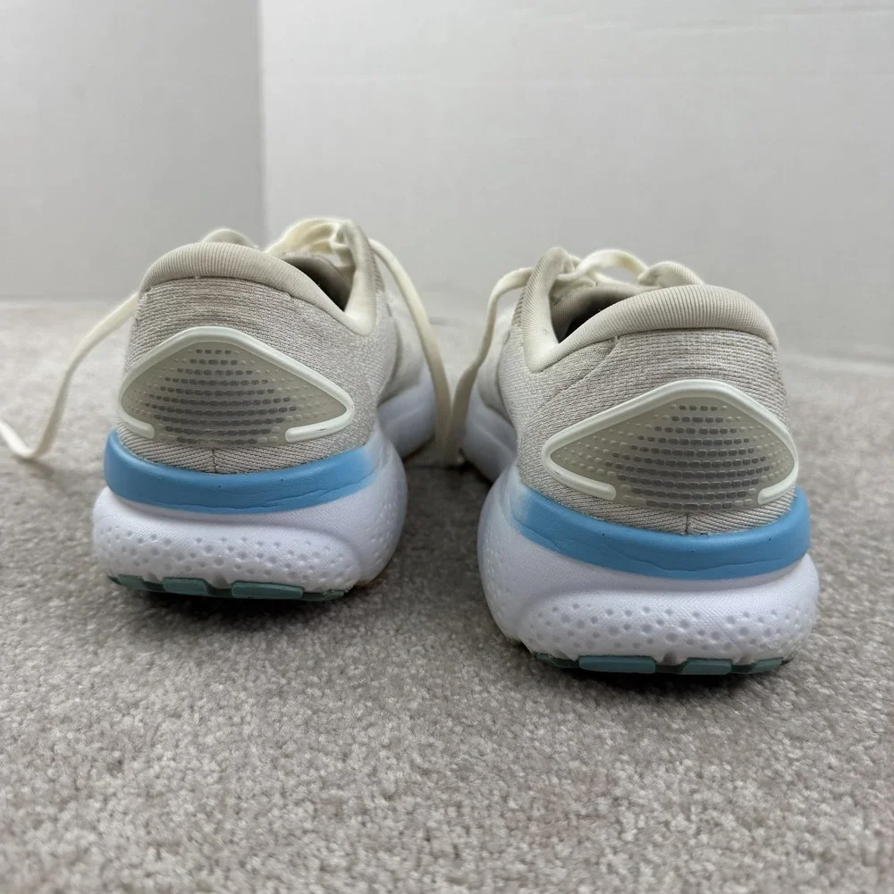 Brooks Ghost 16 Coconut Chateau Grey‎ Blue Women Road Running Shoes 7.5